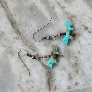 Turquoise fetish earings